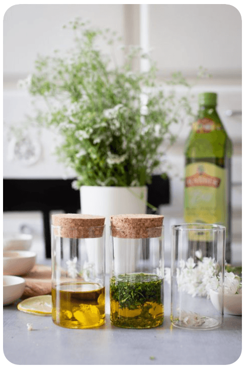 huiles aromatisées maison