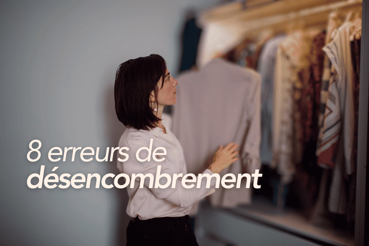 erreurs de désencombrement de la maison