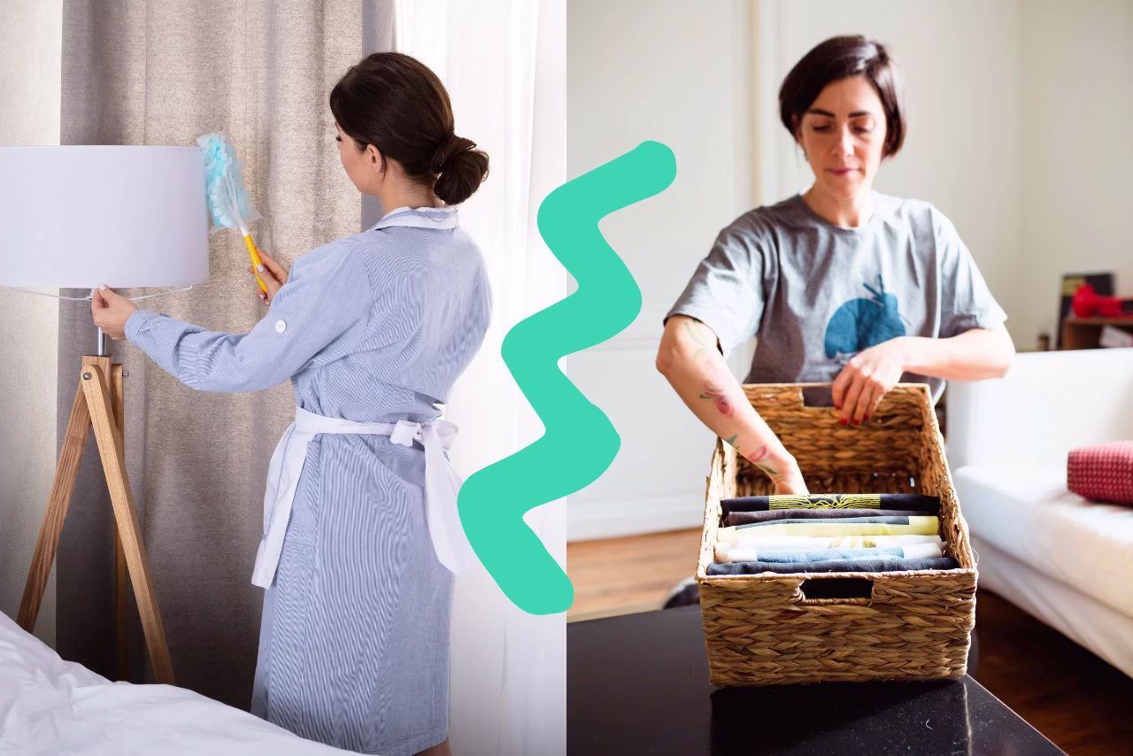 home organiser ou femme de ménage