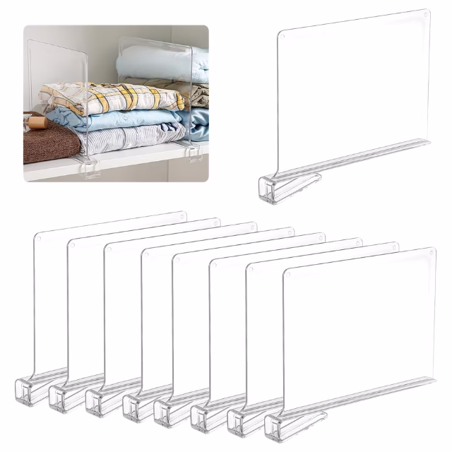 Indispensable dressing boutique fée du tri : séparateur d'étagère